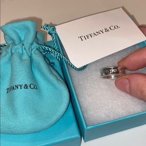 Tiffany & Co. Silver 1837 Ring